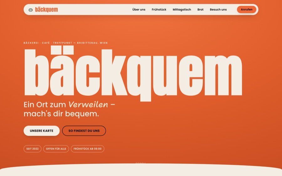 Website-Vorschau: bäckquem.com