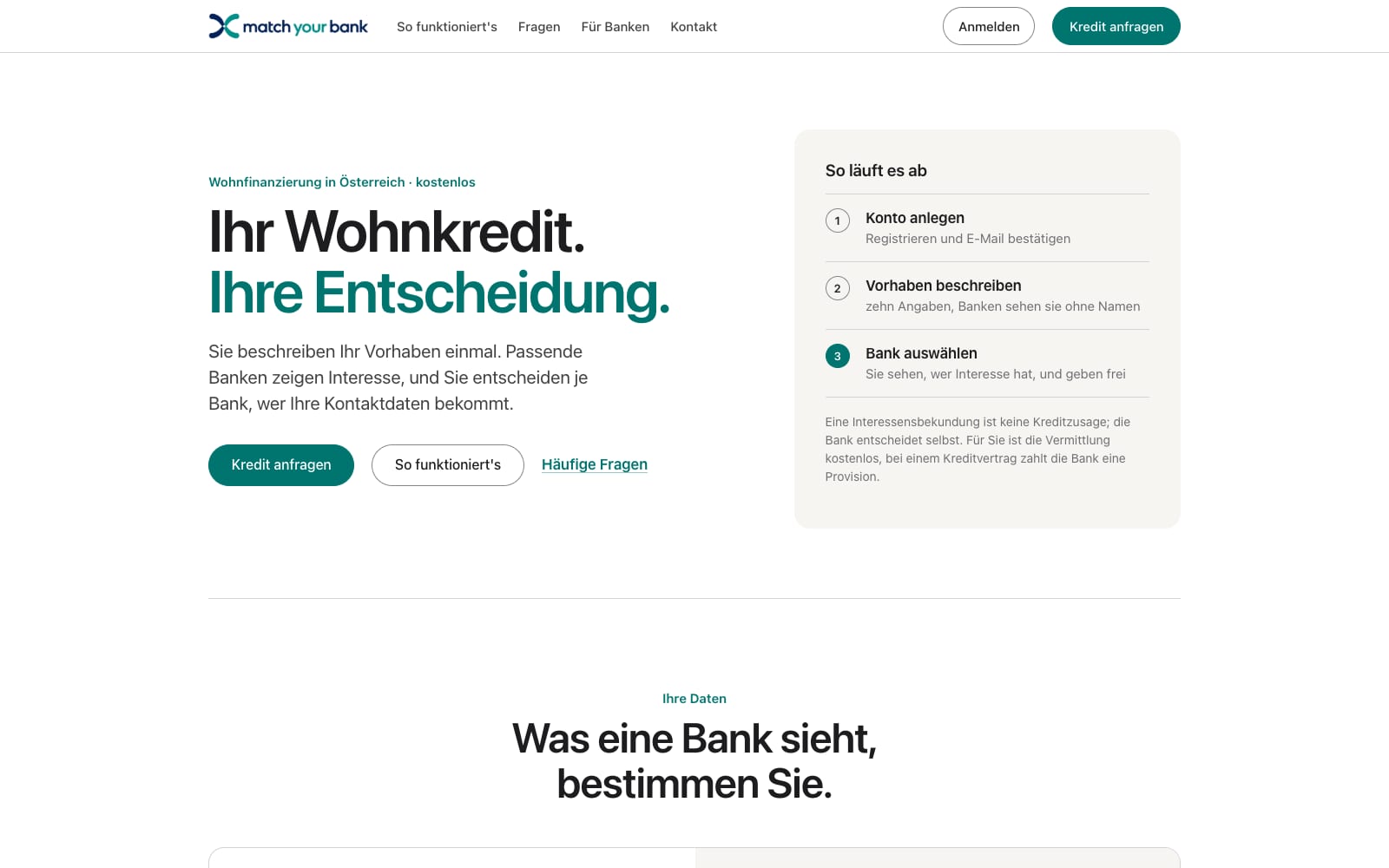 Vorschau: matchyourbank.com
